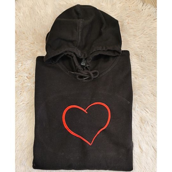 Φούτερ με Κουκούλα με Κέντημα