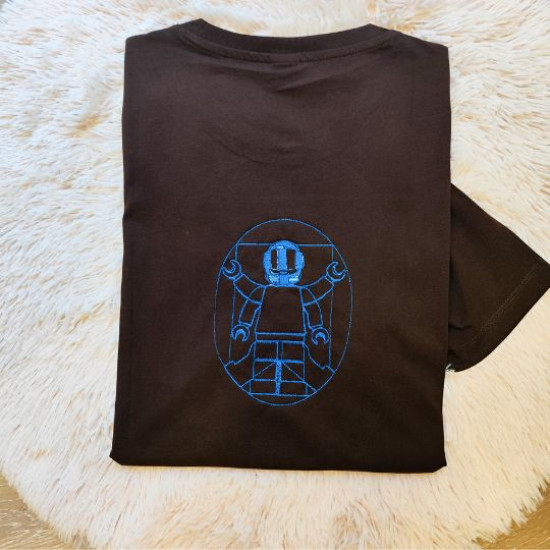 Τ-shirt Unisex με Κέντημα το Δικό σου Σχέδιο