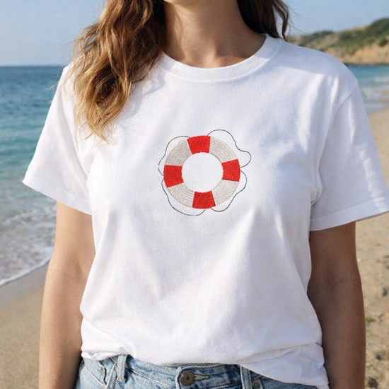 Τ-shirt Unisex με Κέντημα - Προσωποποιημενο Σχέδιο